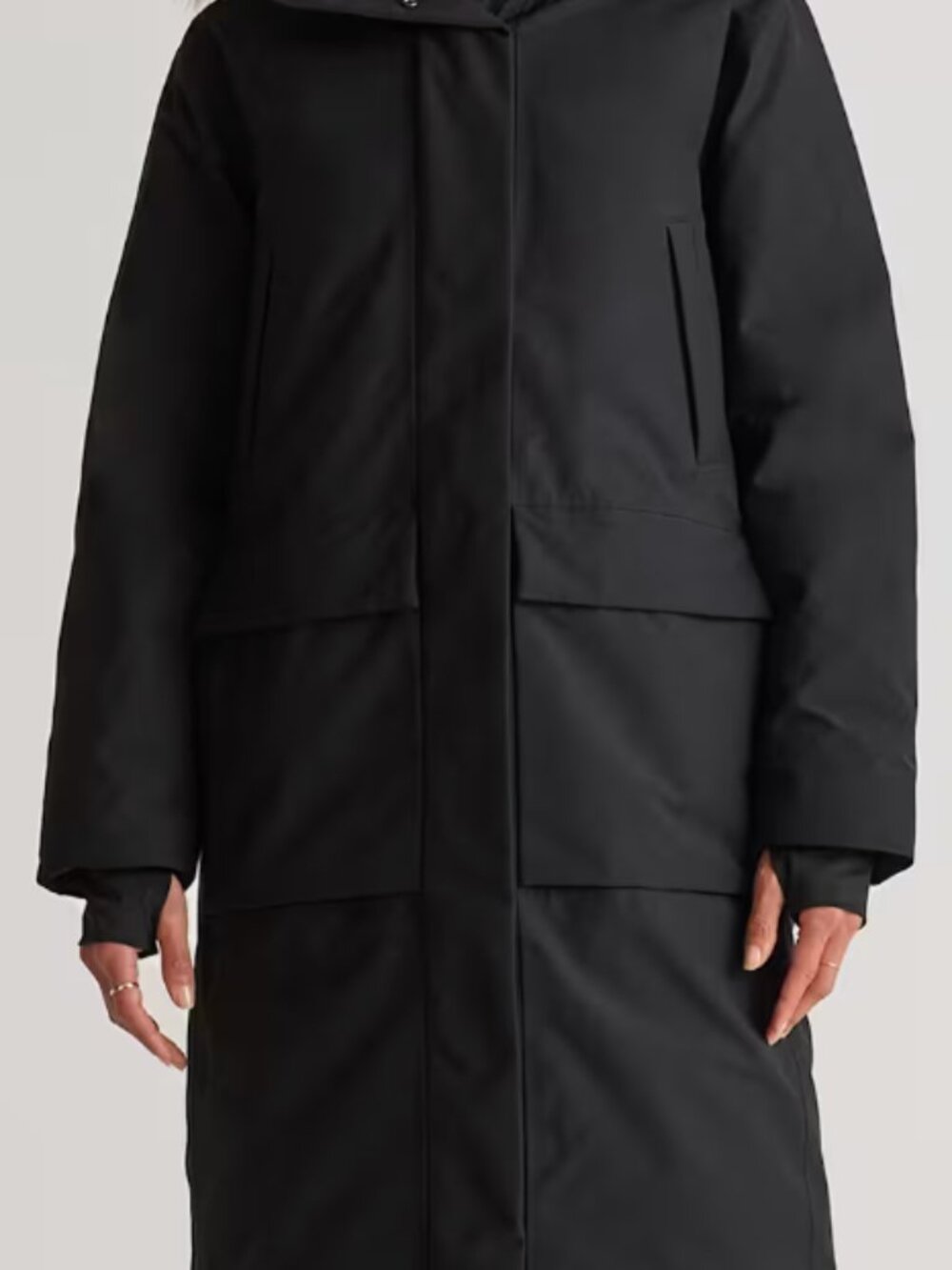 Quince Down Hooded Long Parka